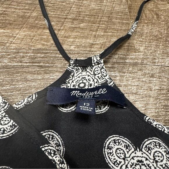 Madewell 100% Silk Tank Top Size 12 - Picture 3 of 7